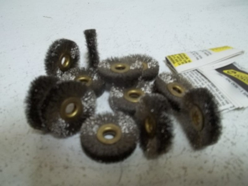 LOT OF 12 OSBORN 11073 CRIMPED WIRE WHEEL 1-1/4" NSMP
