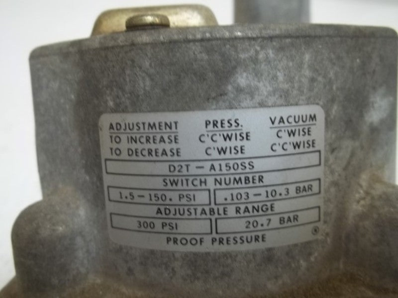 TRANSAMERICA D2T-A150SS DIAPHRAGM 1.5-150 PSI  UNMP