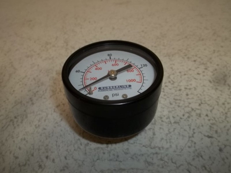 RUBBERLINE 1409-RUB PRESSURE GAUGE 0-160PSI  NSMP