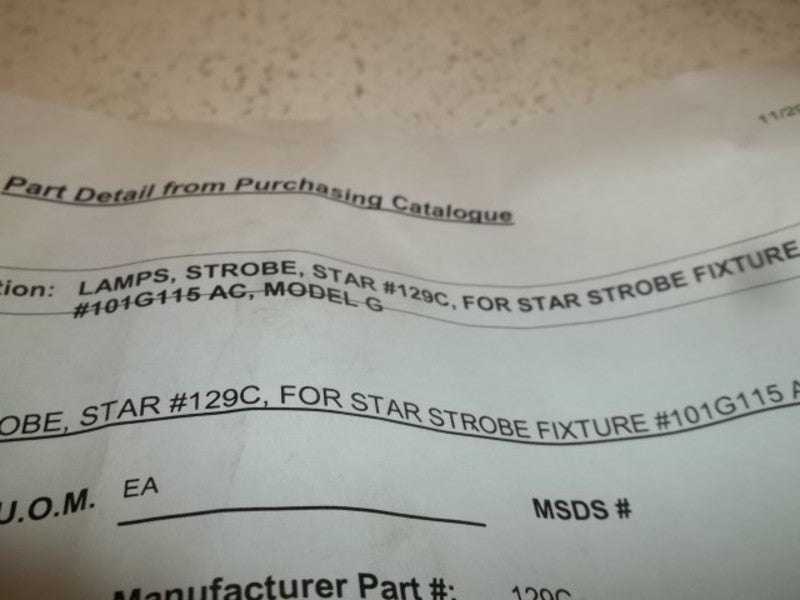 SWS 129 STROBE LIGHT  NSNP IN A BAG