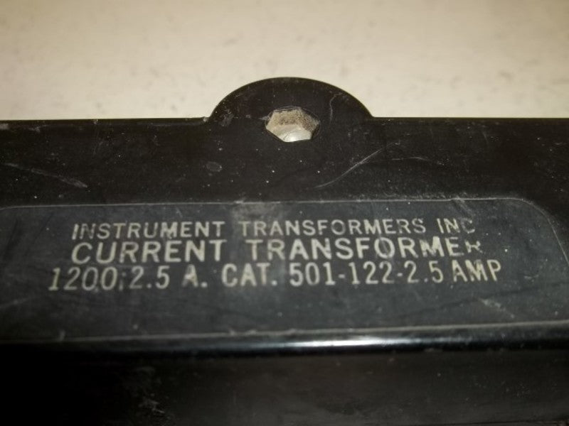 INSTRUMENT 501-122 2.5AMP TRANSFORMER  UNMP