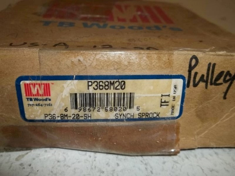 TB WOODS P368M20 PULLEY  NSMP