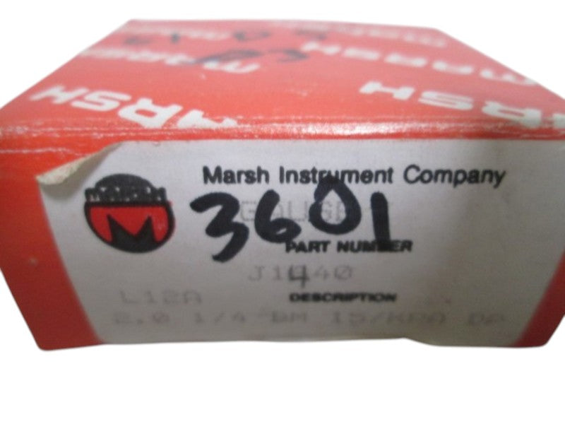 MARSH J1440 GENERAL SERVICE GAUGE 1/4" NPT  NSMP