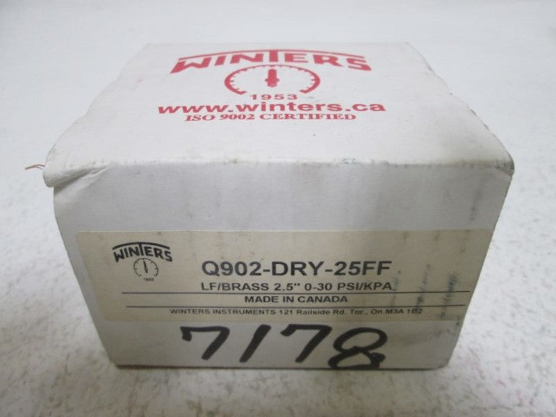 WINTERS Q902-DRY-25FF 3.5 STD GAUGE  NSMP