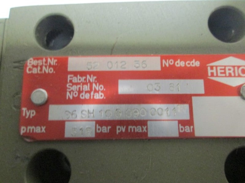 HERION 52-012-56 VALVE  UNMP