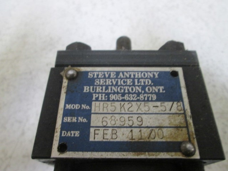STEVE ANTHONY HR5K2X5-5/8 CYLINDER  UNMP