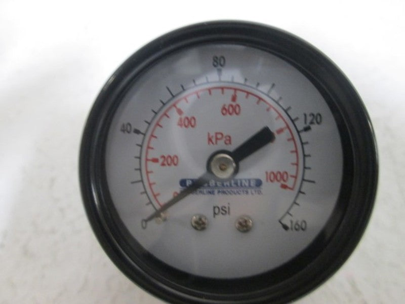 RUBBERLINE 1421-RUB GAUGE 0-160 PSI  NSMP