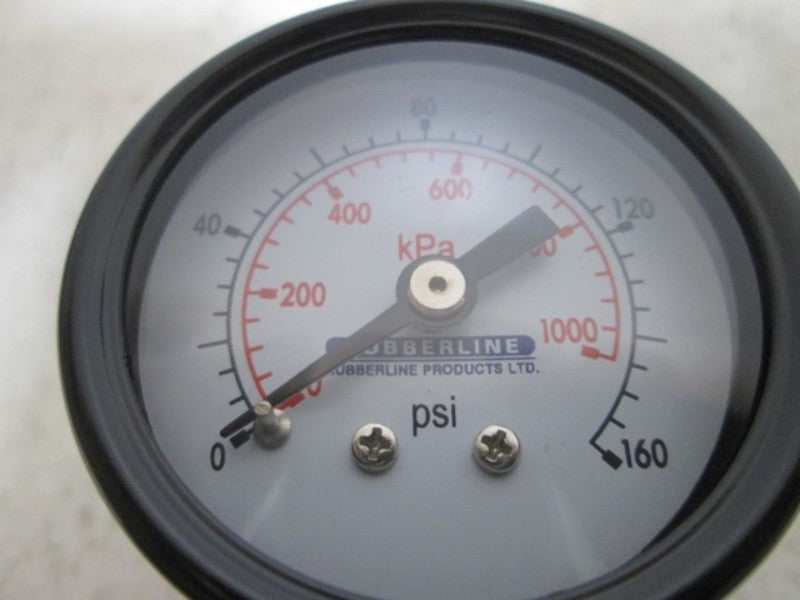 RUBBERLINE 1421-RUB GAUGE 0-160 PSI  NSMP