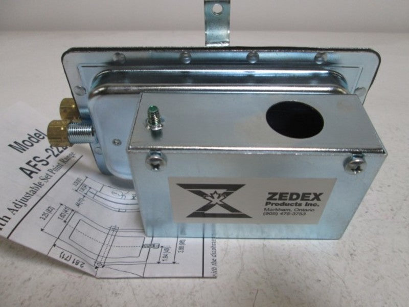 ZEDEX AFS-222 AIR PRESSURE SWITCH  NSMP