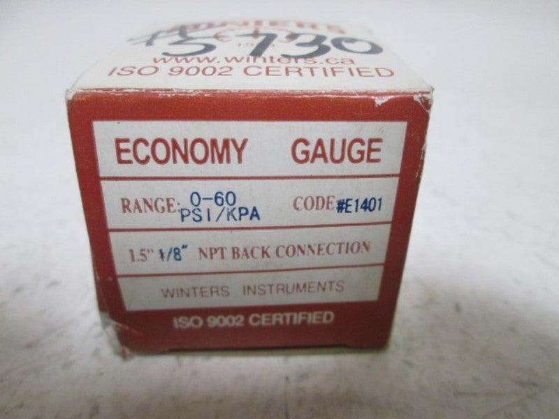 WINTERS E1401 0-60PSI NSMP