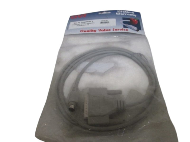 QVS CC521-06 PRINTER CABLE MINIDIN 8 MALE  NSNP IN A BAG