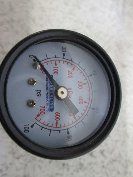 RUBBERLINE 1420-RUB GAUGE 0-100PSI  NSMP