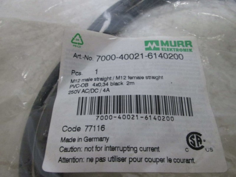 MURR ELEKTRONIK 7000-40021-6140200 SENSOR 250V AC/DC  NSNP IN A BAG