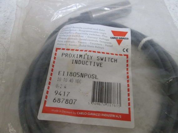 CARLO GAVAZZI EI1805NP0SL PROXIMITY SWITCH INDUCTIVE  NSNP IN A BAG