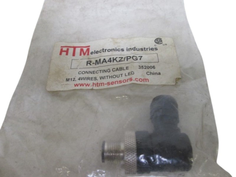HTM R-MA4KZ/PG7 M12 FIELD CONNECTOR MALE  NSNP IN A BAG