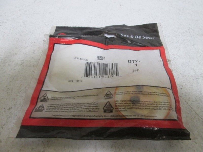 TRUCK-LITE 30206Y LAMP MARKER AMBER 24V  NSNP IN A BAG