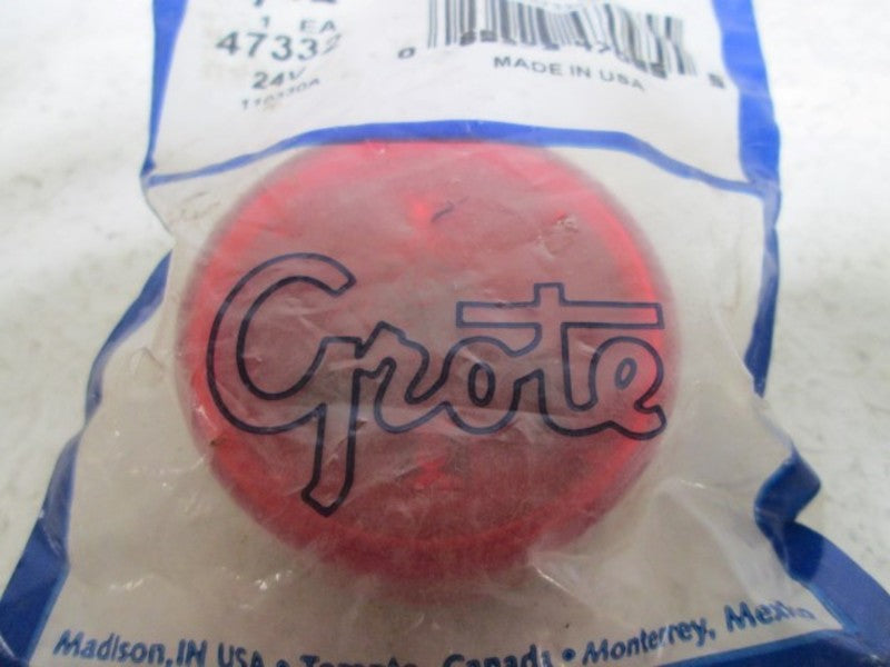 GROTE 47332 SUPER NOVA CLEARANCE MARKER RED  NSNP IN A BAG
