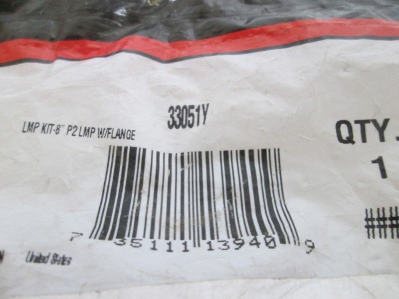 TRUCK-LITE 33051Y LAMP KIT 8" WITH FLANGE  NSNP IN A BAG