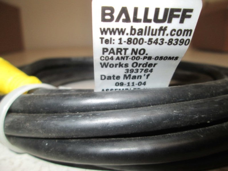 BALLUFF C04ANT-00-PB-050MS CONNECTOR CABLE 8 PIN  UNMP