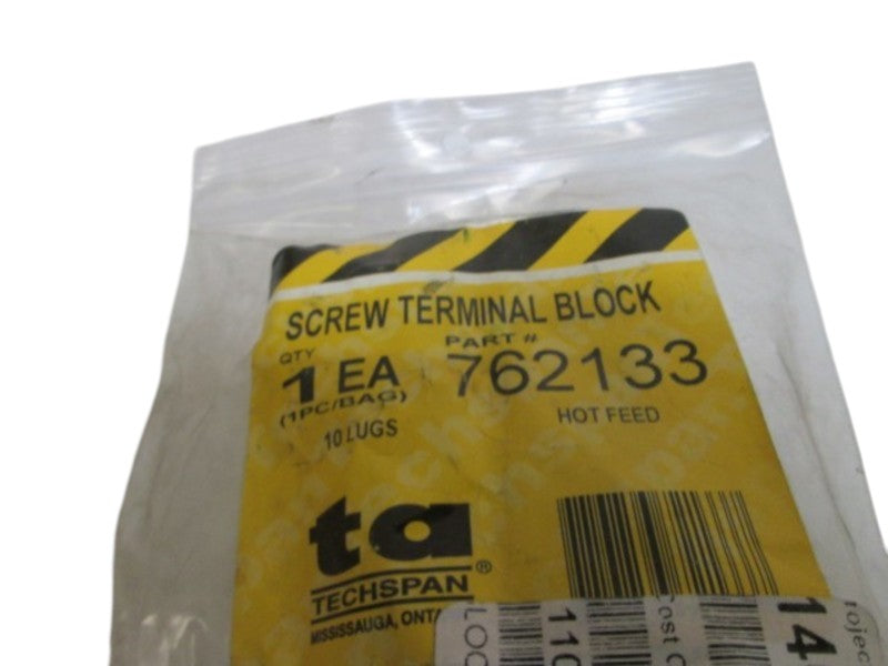 TECHSPAN 762133 SCREW TERMINAL BLOCK  NSNP IN A BAG