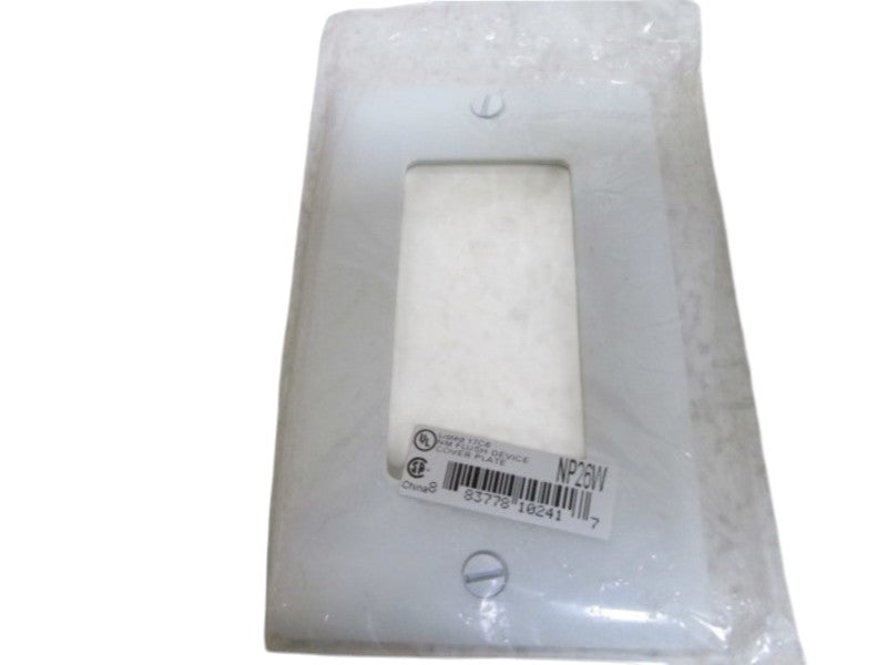 NP26W COVER WALL PLATE  NSNP IN A BAG