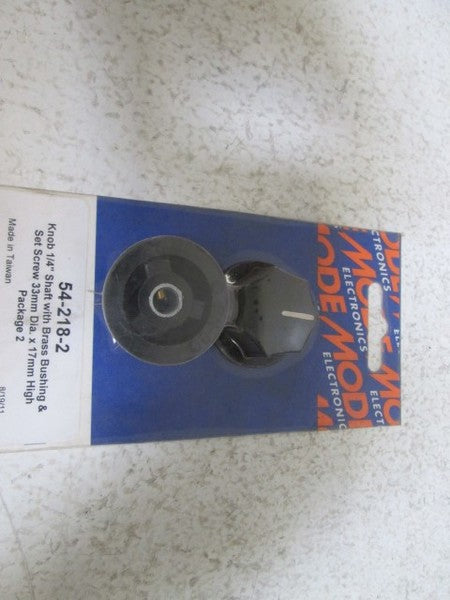 MODE ELEC 54-218-2 POTENTIOMETER KNOB 1/4"  NSNP ORIGINAL PACKAGE