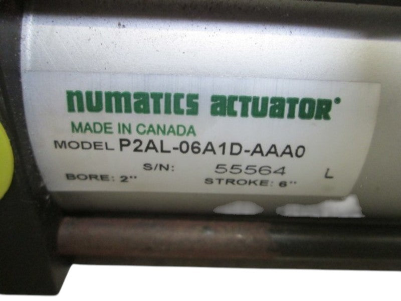 NUMATICS P2AL-06A1D-AAA0 PNEUMATIC CYLINDER  UNMP