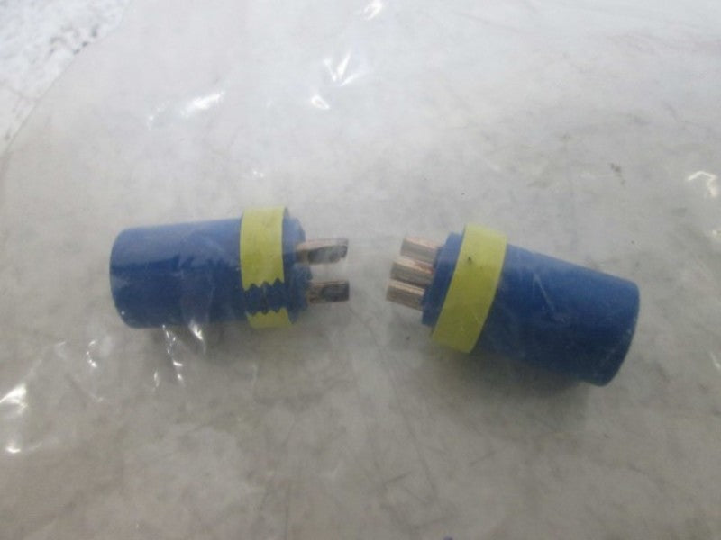 LOT OF 2 AMPHENOL 10-825806-01S 3 PIN INSERT NSNP IN A BAG