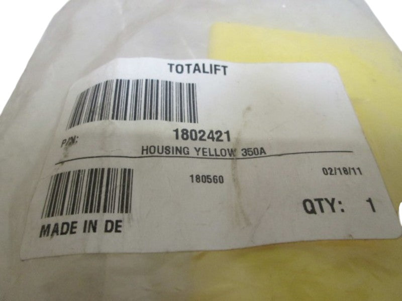 TOTALIFT 1802421 YELLOW HOUSING CONNECTOR  NSNP IN A BAG