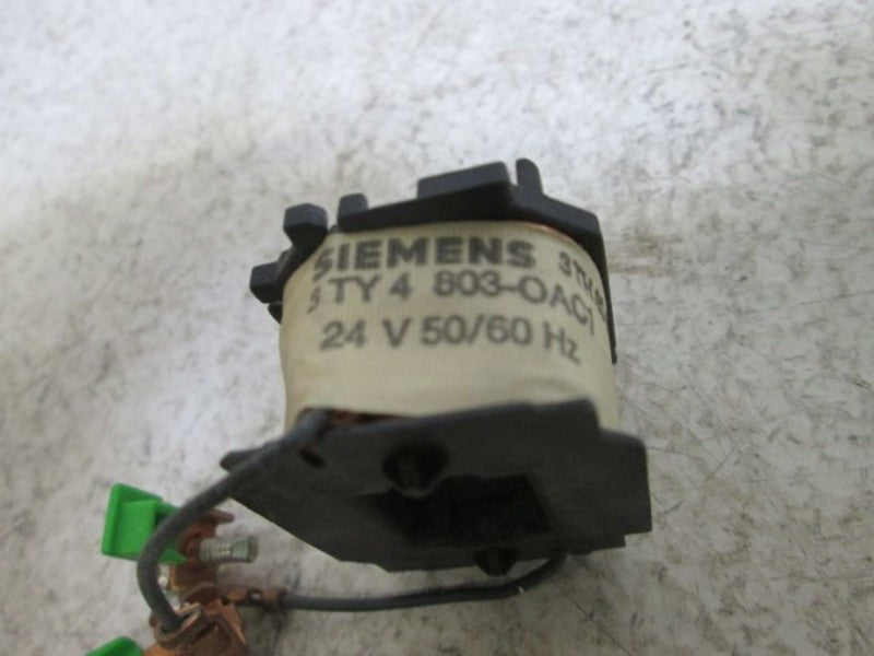SIEMENS 3TY4-803-OAC1 COIL 24V  UNMP