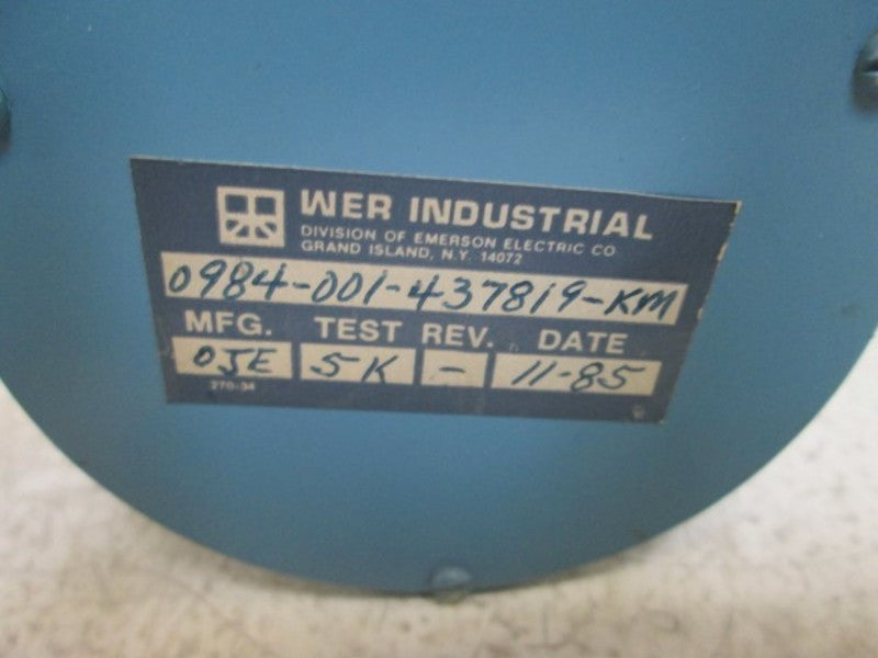 WER INDUSTRIAL 0984-001-437819-KM CONNECTOR  UNMP