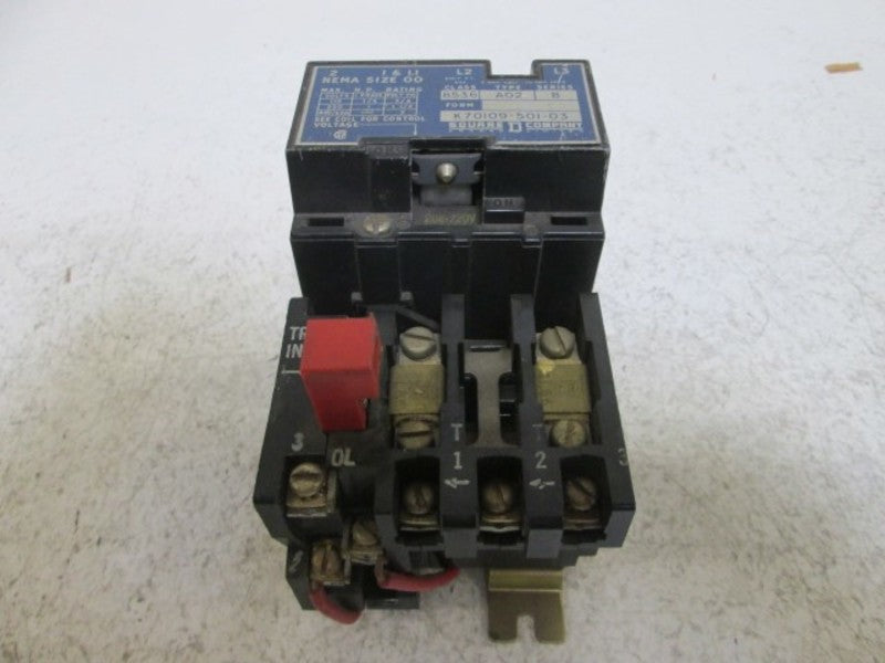 SQUARE D 8536-AOD STARTER  UNMP