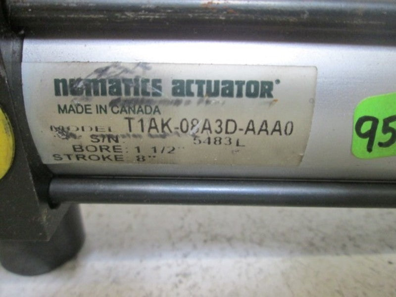 NUMATICS T1AK-08A3D-AAA0 ACTUATOR CYLINDER  UNMP