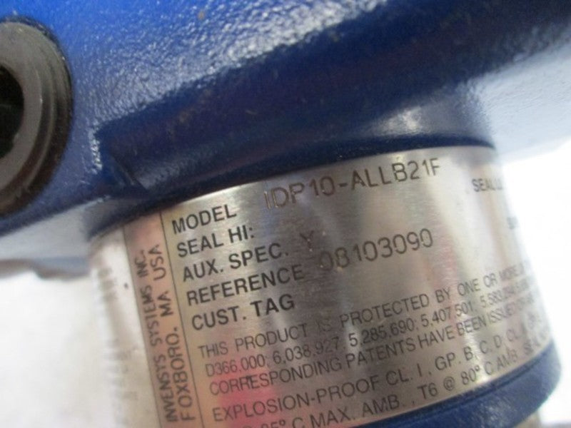FOXBORO IDP10-ALLB21F CONTROL METER TRANSMITTER  UNMP