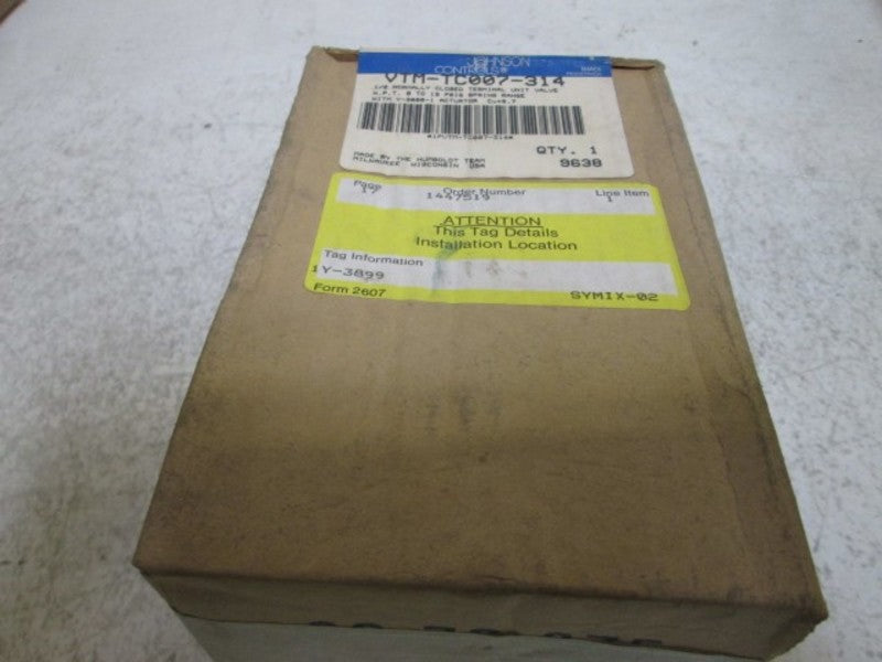 JOHNSON CONTROLS VTM-TC007-314 ACTUATED VALVE  NSFS