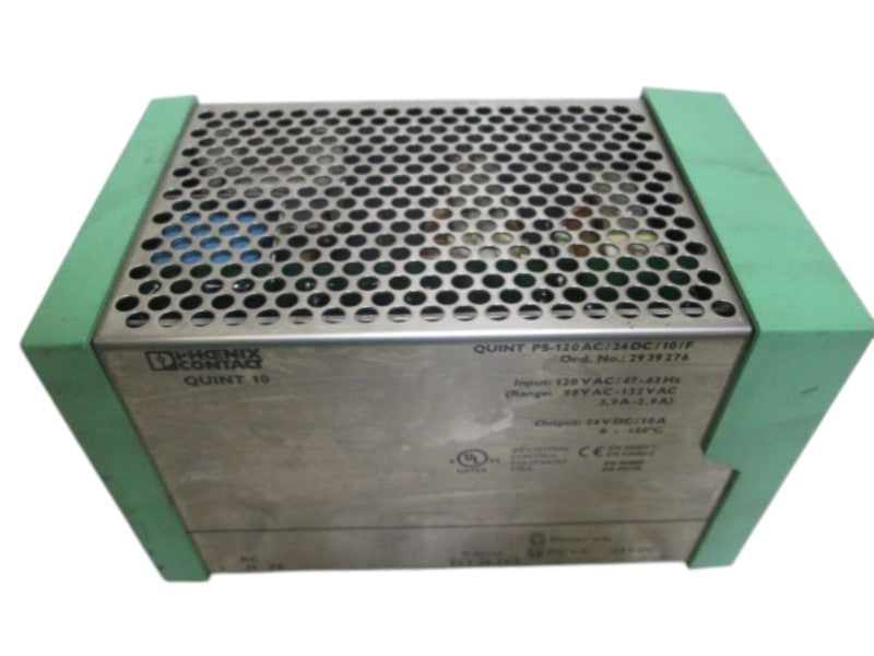 PHOENIX CONTACT QUINT-PS-120AC/24DC/10//F POWER SUPPLY  UNMP