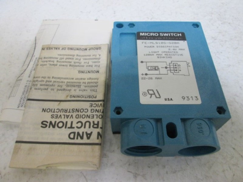 MICRO SWITCH FE-MLS10S-G20A SENSOR SWITCH (WHITE BOX)  NSMP