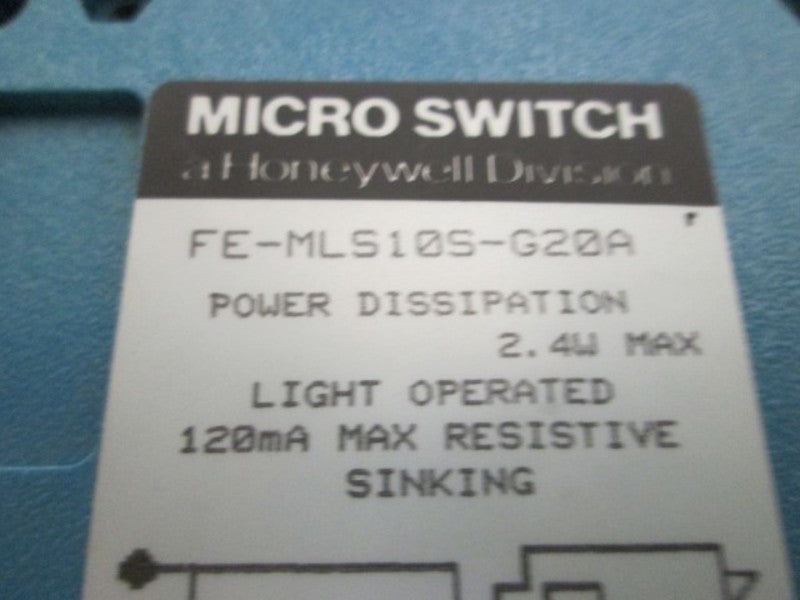 MICRO SWITCH FE-MLS10S-G20A SENSOR SWITCH (WHITE BOX)  NSMP