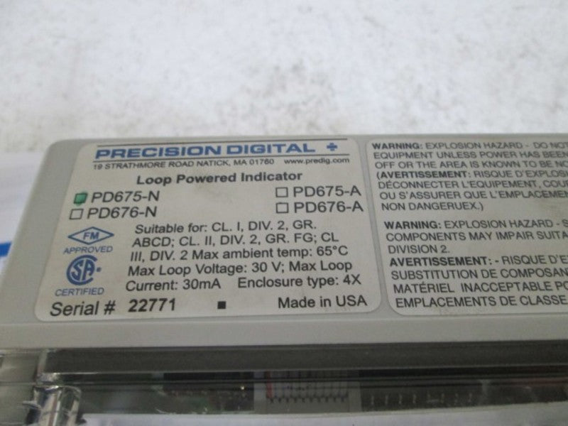 PRECISION DIGITAL PD675-N NSMP