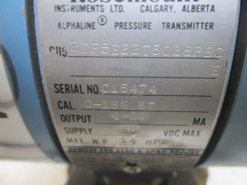 ROSEMOUNT C1152DP5E22T6038PBC TRANSMITTER  UNMP