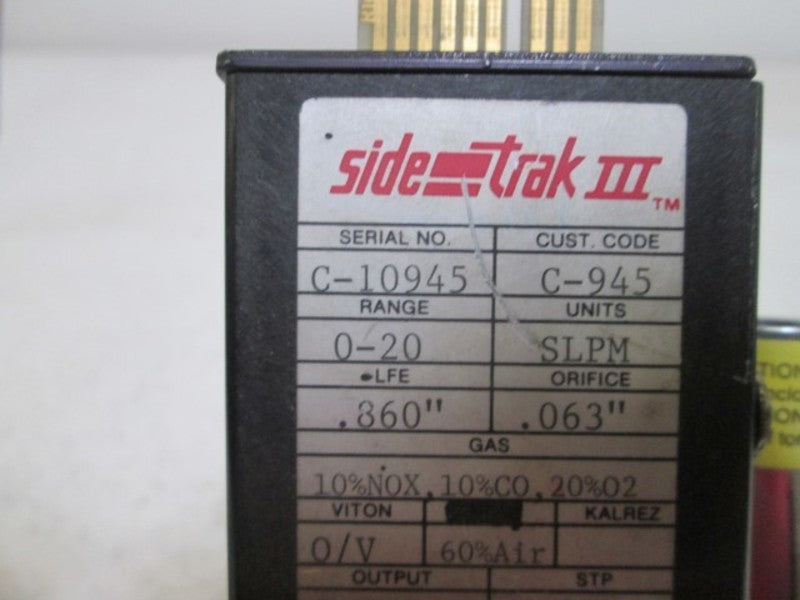 SIDE TRAK III C-945 FLOW METER  UNMP