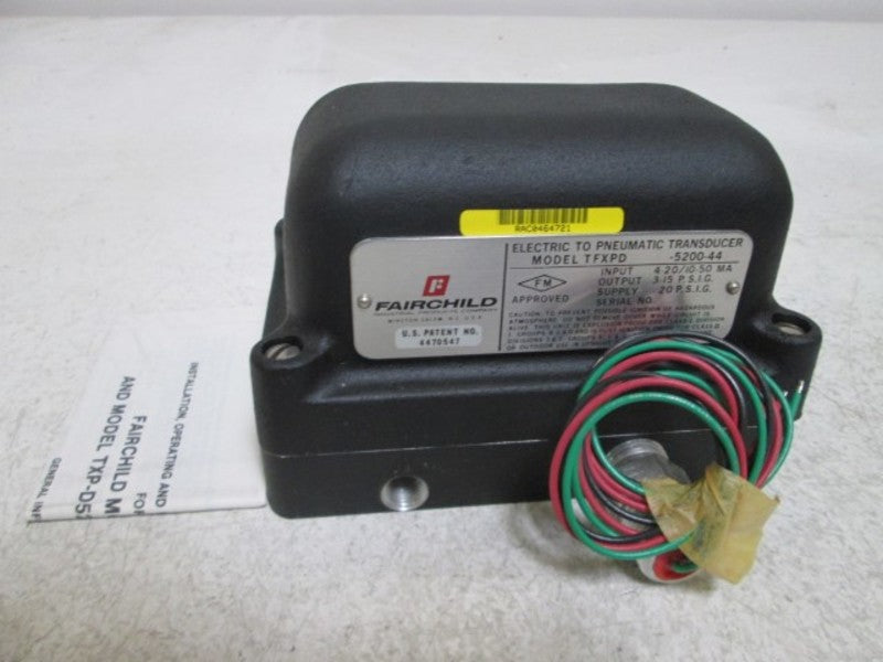 FAIRCHILD TFXPD-5200-44 PNEUMATIC TRANSDUCER  NSMP