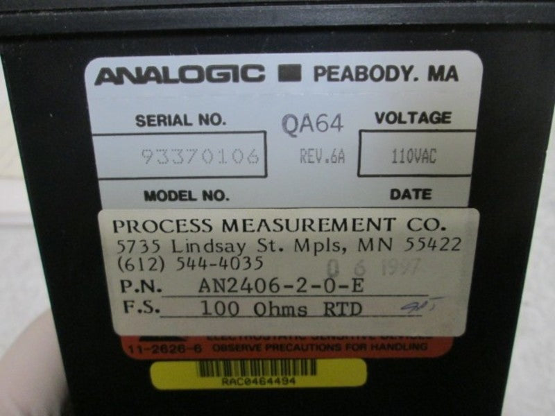 ANALOGIC AN2406-2-0-E MOSULE  NSMP