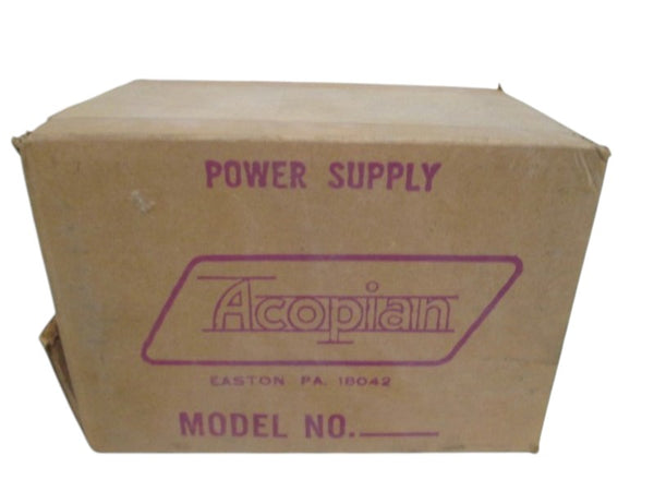 ACOPIAN 24J40D-24J40DL DUAL OUTPUT POWER SUPPLY  NSMP