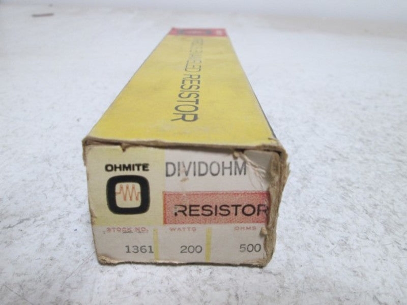 OHMITE 1361 200WATTS 500OHMS  NSMP