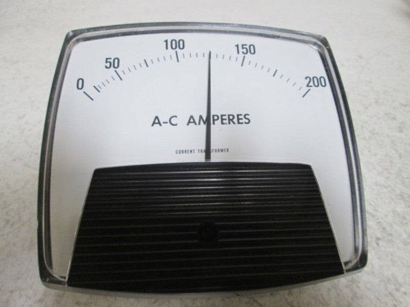GENERAL ELECTRIC 50-250439LSZZ1 AC AMPERES GAUGE  NSMP