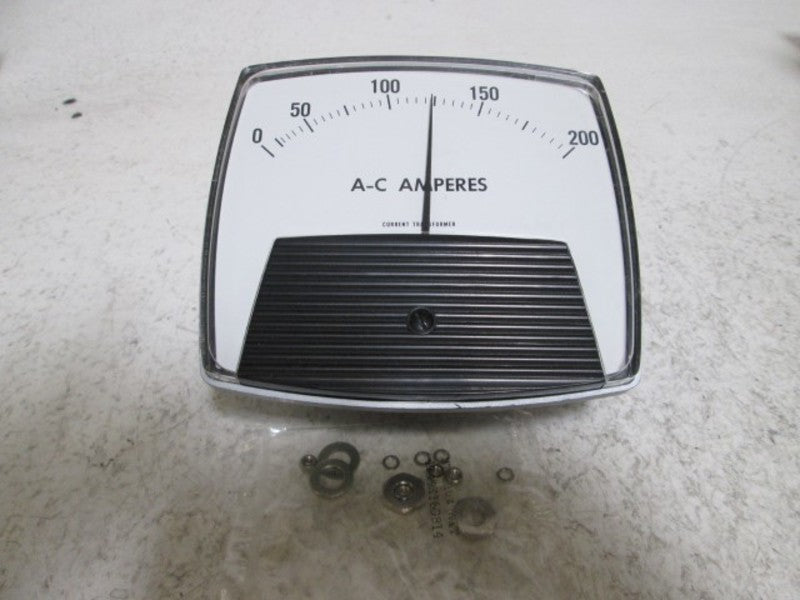 GENERAL ELECTRIC 50-250439LSZZ1 AC AMPERES GAUGE  NSMP