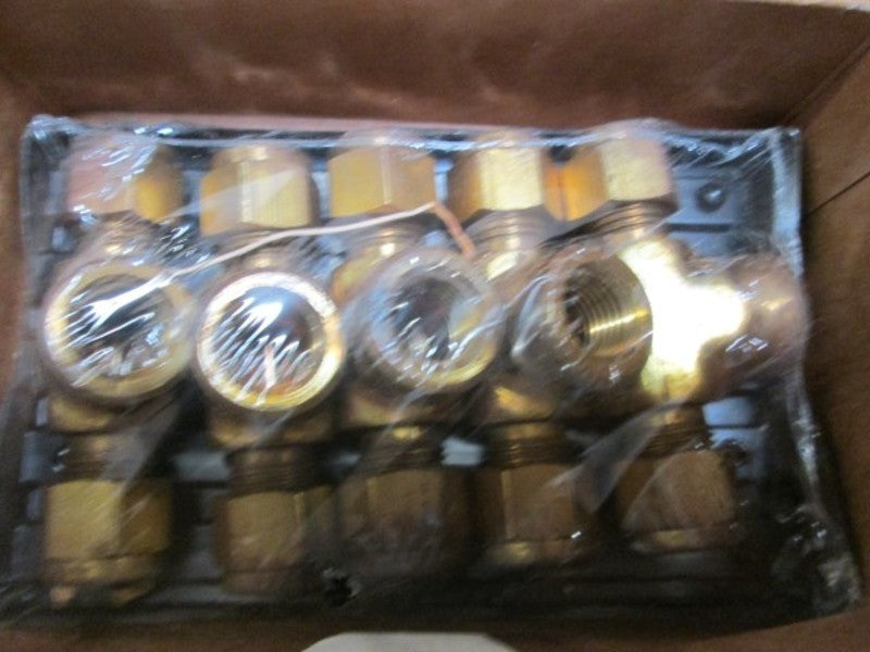 LOT OF 5 PARKER 6-6-4 0BZ-B CPI FITTING NSMP