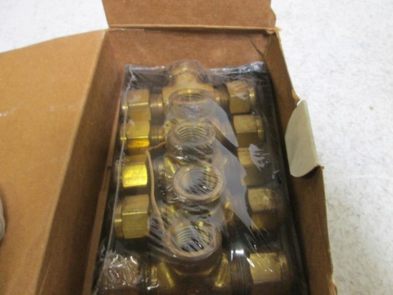 LOT OF 5 PARKER 6-6-4 0BZ-B CPI FITTING NSMP