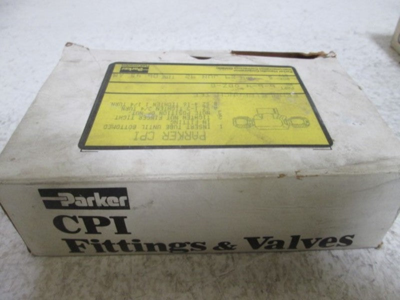 LOT OF 5 PARKER 6-6-4 0BZ-B CPI FITTING NSMP